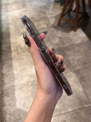 Ultra-Thin Transparent Hard Glass Case For iPhone