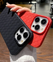 Breathable Mesh Grid Woven Cooling Thin Case For iPhone | Soft Silicone Cover