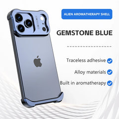 Titanium Alloy Bumper Case For iPhone | Lens Protector Borderless Metal Phone Cover