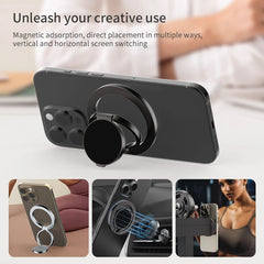 Double-Sided MagSafe Phone Ring Holder | Magnetic 360° Rotation Grip and Stand