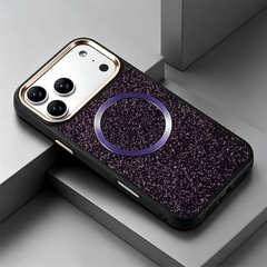 Sparkling Diamond Case For iPhone | MagSafe Alloy lens Phone Cover