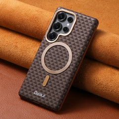 Faux Leather Magnetic Phone Case For Samsung Galaxy