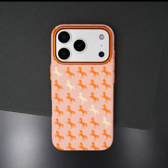 Galloping Horse Carbon Fiber Phone Case for iPhone