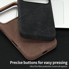 Leather Microfiber Phone Case for iPhone