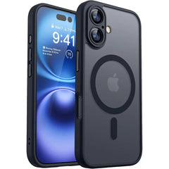 Magnetic Matte Translucent Armor Shockproof Case For iPhone | MagSafe Phone Cover