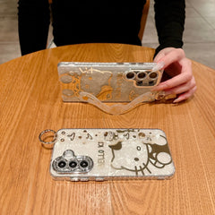 Trendy Girlish Glossy Sanrio Hello Kitty Case For Samsung