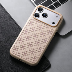 Embossed Pattern Leather Case for iPhone