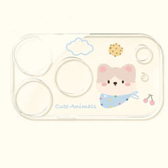 Cute Cartoon Animal Series Lens Cover for iPhone