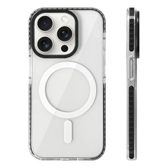 Soft Silicone Neon Clear MagSafe Phone Case For iPhone