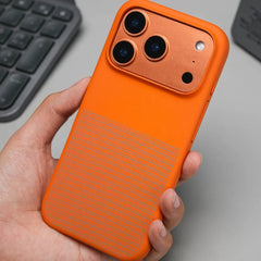 Bare-feel Sandstone Anti-Slip Magnetic Phone Case For iPhone