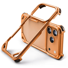 Matte Aluminum Metal Bumper Case For iPhone | Bare Naked Phone Feel MagSafe Slim Phone Cover