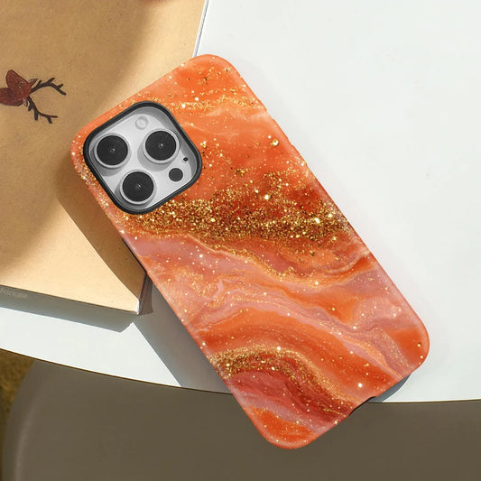 Soft Marble Design Phone Case For iPhone