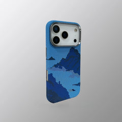 The Peak & Horizon Adventure Series Phone Cases for iPhone | Pitaka Cover | Carbon Fibre Case