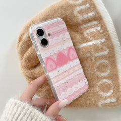 Cute Girly Strawberry Shockproof Protective Phone Case for iPhone
