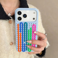 Cylindrical Labyrinth Decompression Puzzle Phone Case For iPhone | Jigsaw Puzzle Silicone Case
