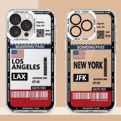 Boarding Pass Case for iPhone