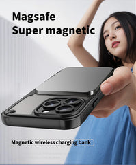 Magnetic Shockproof Case for iPhone | Rugged Matte Translucent Protective Cover