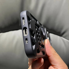 Cool Skull Ghostface Hollow Cooling Case for iPhone | Plating Finish Breathable Back Cover