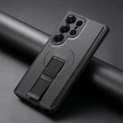 Magnetic Wrist Strap Phone Case for Samsung Galaxy