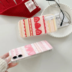 Cute Girly Strawberry Shockproof Protective Phone Case for iPhone
