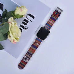 The Artisan Weave Collection: Printed Fabric Apple Watch Straps