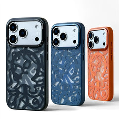 Frosted Graffiti MagSafe Case For iPhone