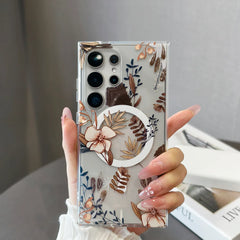 Multicolor Flower Case for Samsung Galaxy | Transparent Cover