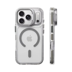 Transparent MagSafe Lens Bracket Case for iPhone