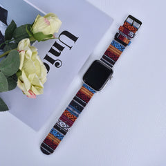 The Artisan Weave Collection: Printed Fabric Apple Watch Straps