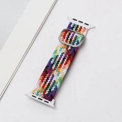 Braided Loop Strap For Apple Watch | Nylon Elastic Bracelet for iWatch