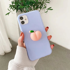 3D Squishy Animal Toy TPU Cover For iPhone