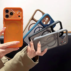 Shockproof Hybrid Bumper Clear Case for iPhone | MagSafe Armor Cooling Cover