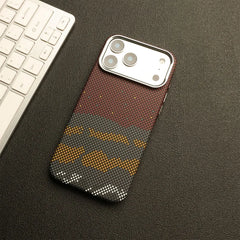 Carbon Fiber Pattern Magnetic Case For iPhone