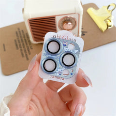 Anime Cartoon HD Glass Lens Protector for iPhone | Cute Anti-Scratch Film