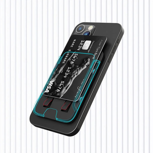 Magnetic Card Holder Phone Wallet | Compatible MagSafe Wallet for iPhone