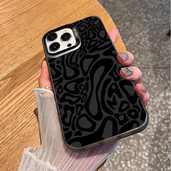 Aesthetic Retro Swirl iPhone Case | Wavy Groovy Pattern Protective Cover
