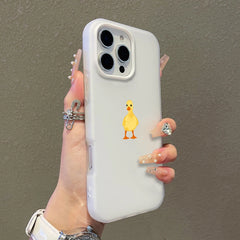 Yellow Duck Jelly Phone Case For iPhone