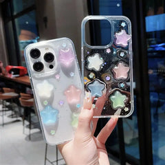 Glowing Celestial Star Clear Case Collection for iPhone