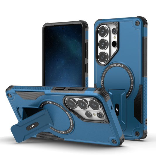 Magnetic Armour Case for Samsung Galaxy with Kickstand