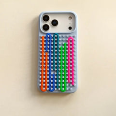 Cylindrical Labyrinth Decompression Puzzle Phone Case For iPhone | Jigsaw Puzzle Silicone Case
