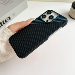Ultra Thin Matte Hard Carbon Fiber Texture Cover For iPhone