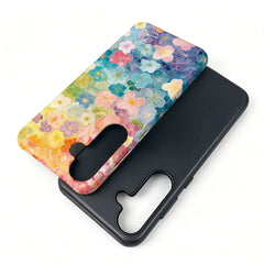 Oil Painting Flower MagSafe Phone Case For Samsung