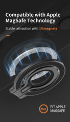 MagSafe Phone Ring Holder & Stand | Magnetic 360° Rotating Grip and Mount