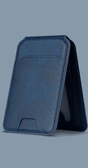 PU Leather Magnetic Card Holder With Stand | Credit Card Pocket | Magsafe Card Holder