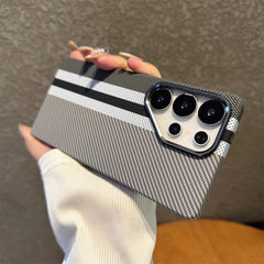 Colorful Kevlar Carbon Fiber Magnetic Phone Case For Samsung