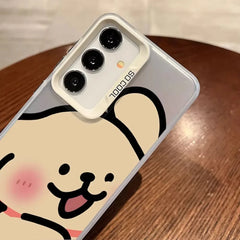 Funny Cartoon Dog Couple Phone Case For Samsung Galaxy
