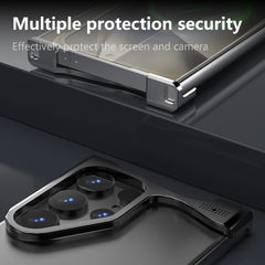 Titanium Alloy Metal Corner Bumper Case  For Samsung Galaxy | Frameless Aromatherapy Shockproof Phone Cover