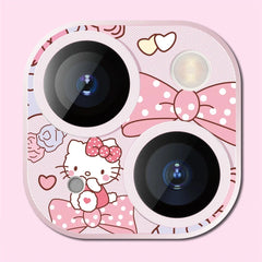 Anime Cartoon HD Glass Lens Protector for iPhone | Cute Anti-Scratch Film