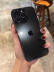 Ultra-Thin Transparent Hard Glass Case For iPhone