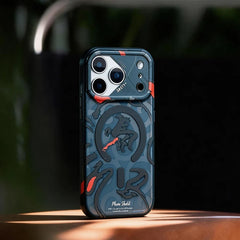 Magnetic Geometric Graffiti Case For iPhone